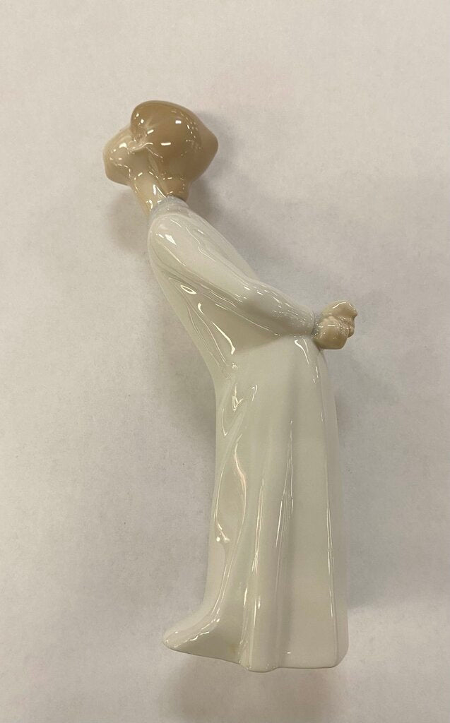 Lladro "Boy Blowing Kiss" Porcelain Figure
