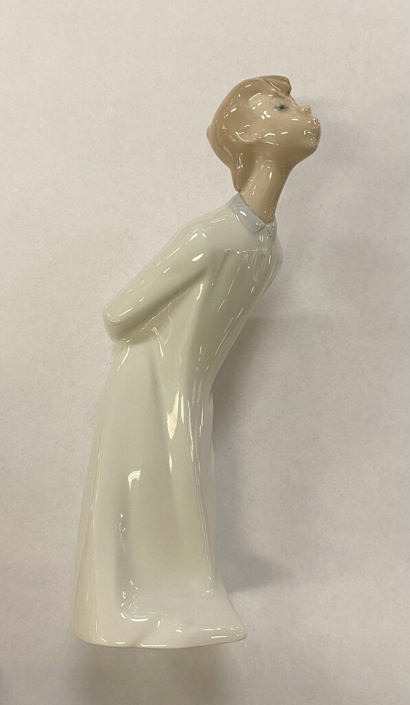 Lladro "Boy Blowing Kiss" Porcelain Figure