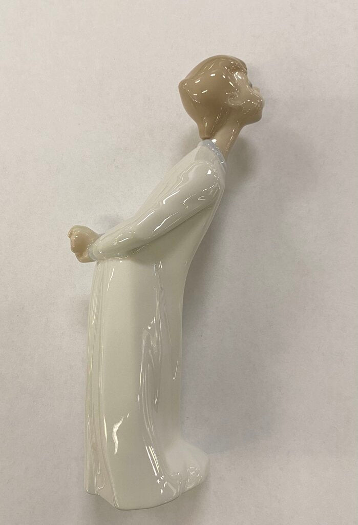 Lladro "Boy Blowing Kiss" Porcelain Figure
