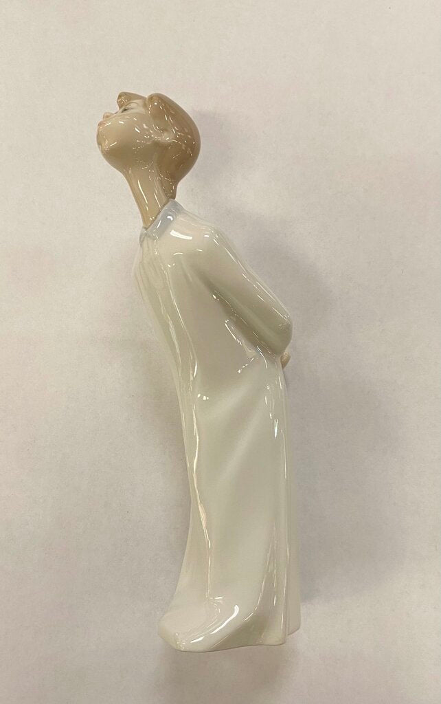 Lladro "Boy Blowing Kiss" Porcelain Figure
