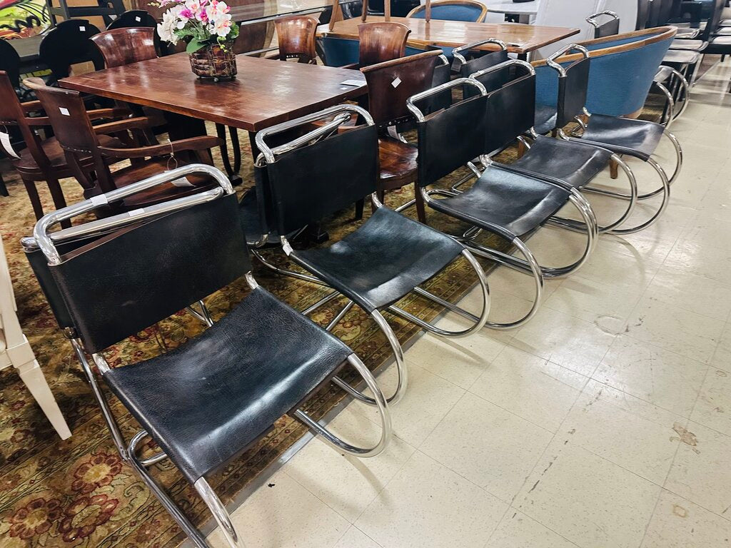 Ludwig Mies Van Der Rohe Designed MR10 Chair (each)