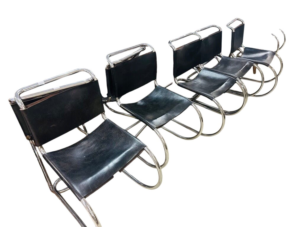 Ludwig Mies Van Der Rohe Designed MR10 Chair (each) by Miss Daisy's Consignment & Auction House