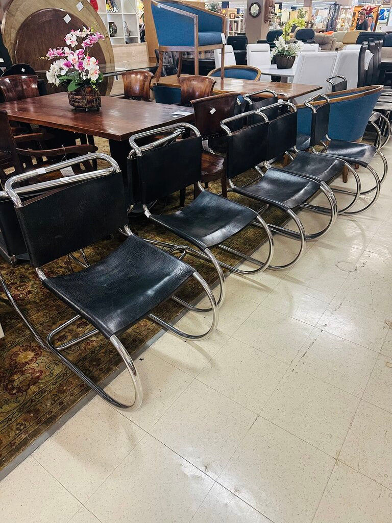 Ludwig Mies Van Der Rohe Designed MR10 Chair (each)