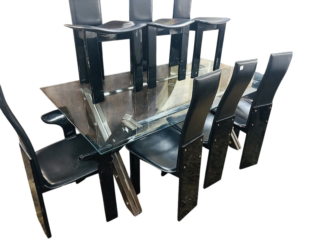Pietro Canstatini Vintage Dining Chairs (set of 8)
