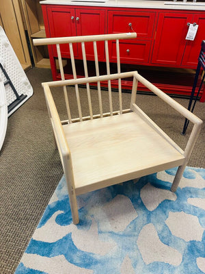 Oak Lounge Chairs- Nude (pair) no cushions
