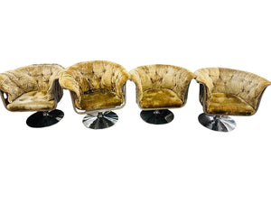 Russell Woodard Style Chrome Chairs (set of 4)