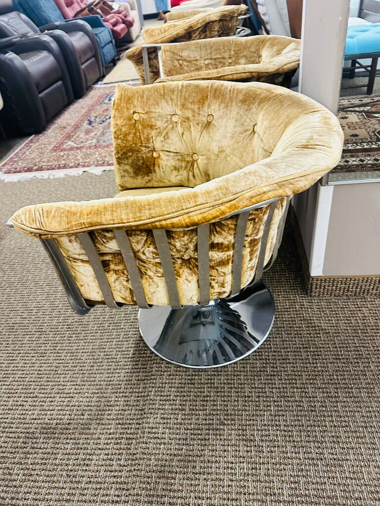 Russell Woodard Style Chrome Chairs (set of 4)