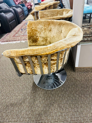 Russell Woodard Style Chrome Chairs (set of 4)