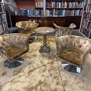 Russell Woodard Style Chrome Chairs (set of 4)