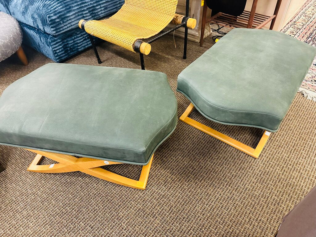 Donghia Hunter Design Ottoman Orig. $2400 (23x39x16)