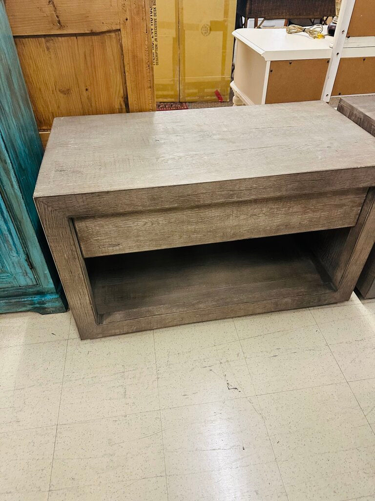 Restoration Hardware Reclaimed Oak Nightstands (pair) 21x40x24 MSRP $2200