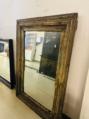 Antique Wood Frame Mirror 46x67
