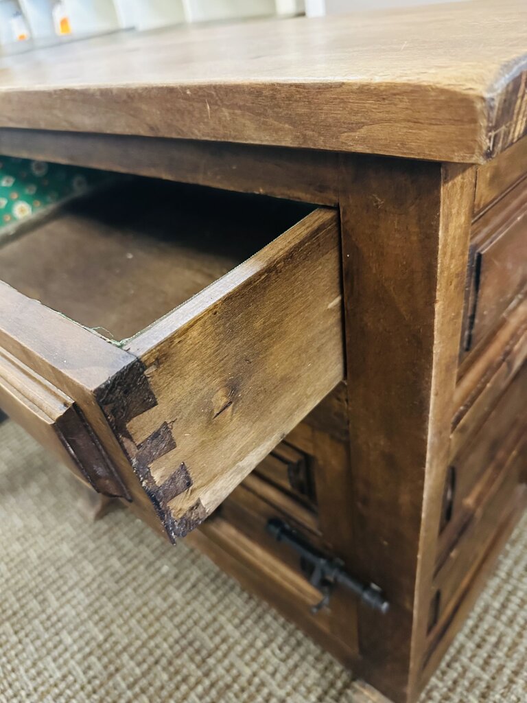 Antique Spanish/Catalan Side Table 14x23x24