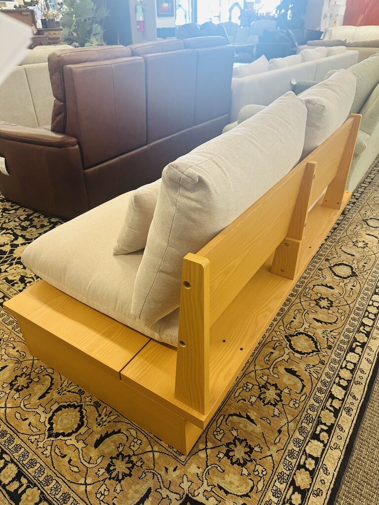 Modern Wooden Storage Sofa Orig $1200 (68" W)