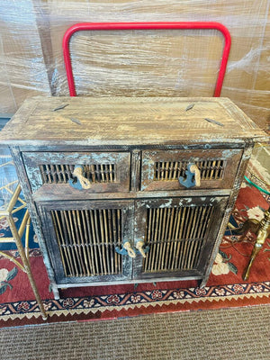 Rustic Accent Cabinet 29x13x31