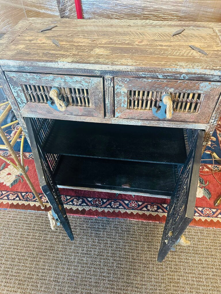 Rustic Accent Cabinet 29x13x31