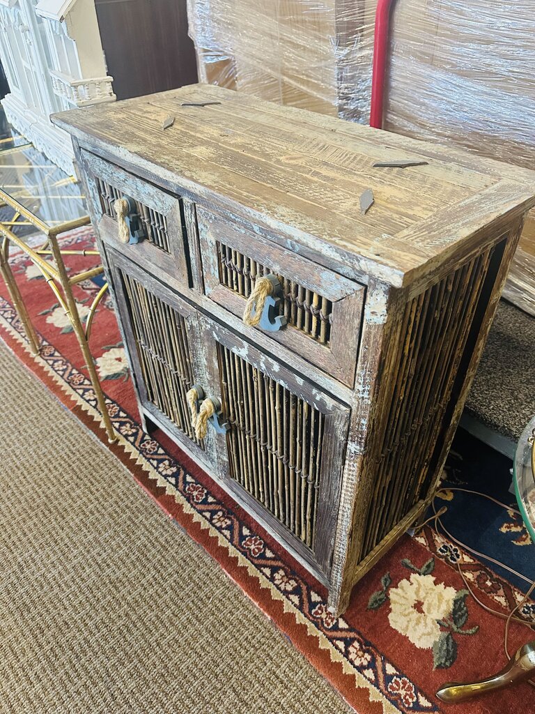 Rustic Accent Cabinet 29x13x31