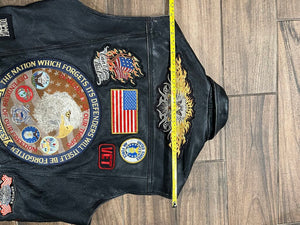 Hot Leathers Buffalo Nickel Button Vest XL