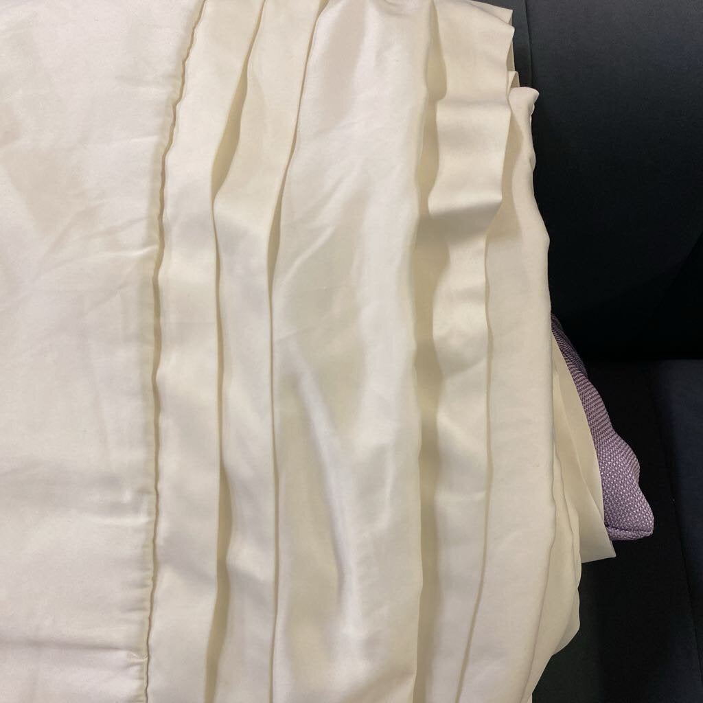 Lili Alessandra Ivory King Duvet Cover
