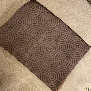 Ann Gish Chocolate Pillow Cover 19.5x14