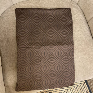 Ann Gish Chocolate Pillow Cover 19.5x14