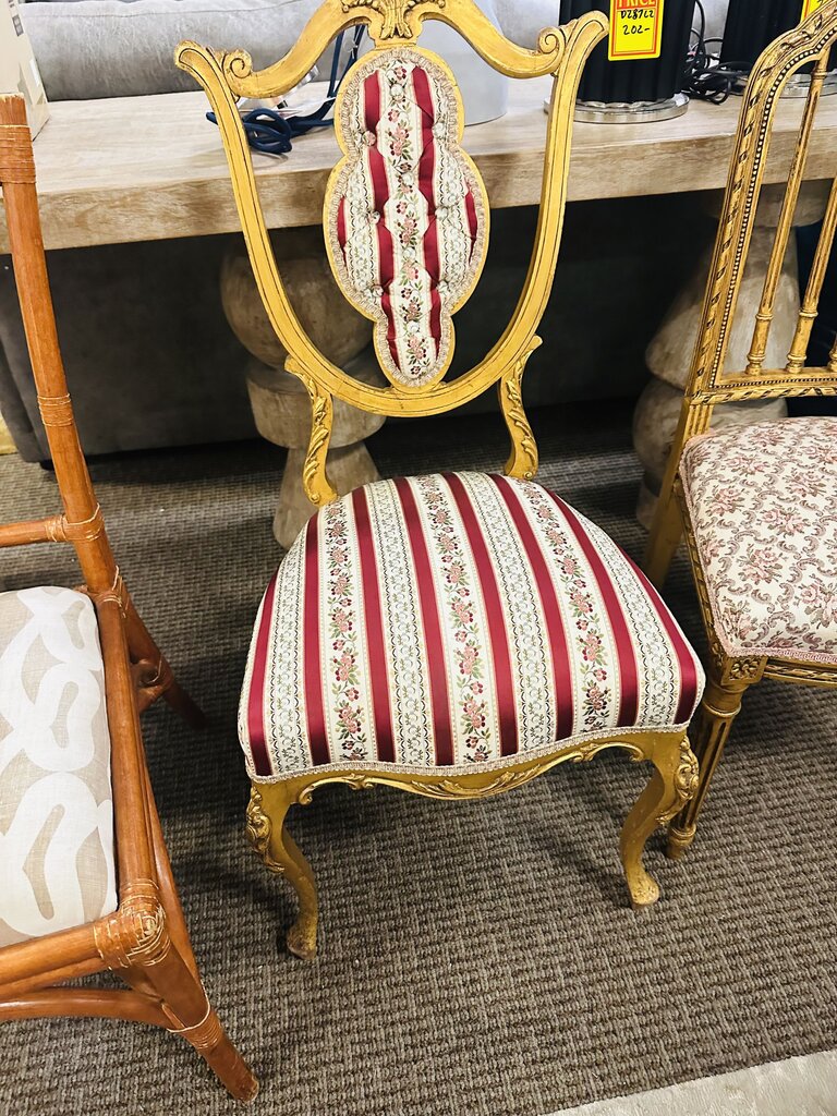 Vintage French Gilt Chair