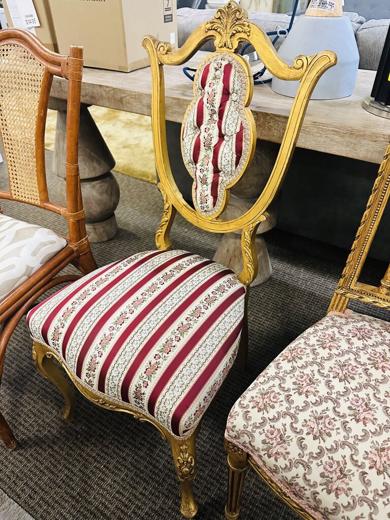 Vintage French Gilt Chair