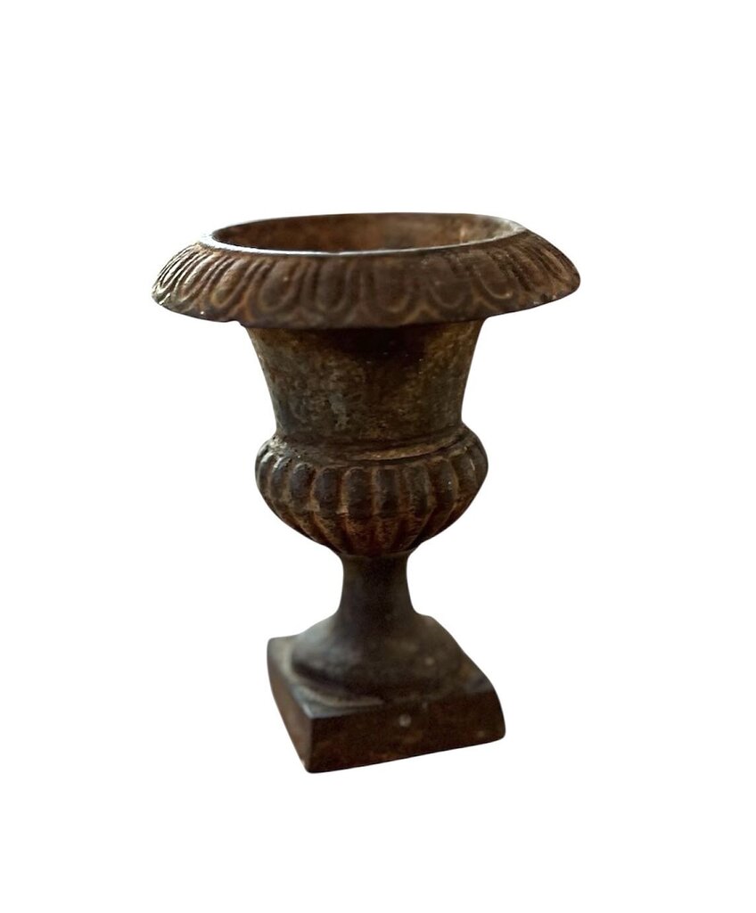Antique Iron Mini Urn 5¨