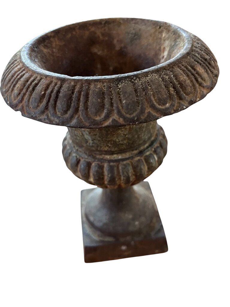 Antique Iron Mini Urn 5¨