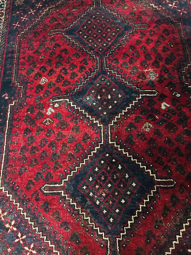 Persian Heriz Wool Rug 60” x 85”