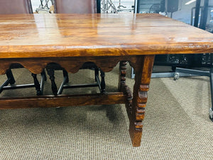 Spanish Baroque Table + 4 Chairs (83x35x31)