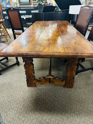 Spanish Baroque Table + 4 Chairs (83x35x31)