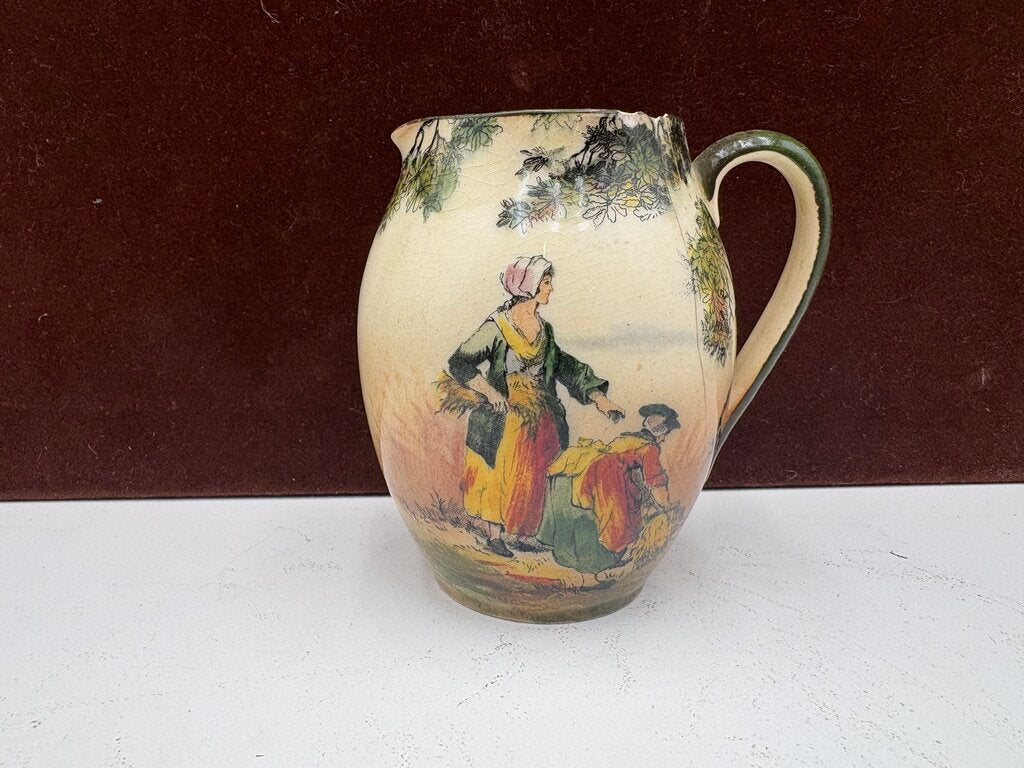 Royal Doulton Old English Scenes The Gleaners Creamer Pitcher