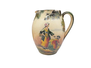 Royal Doulton Old English Scenes The Gleaners Creamer Pitcher by Miss Daisy's Consignment & Auction House