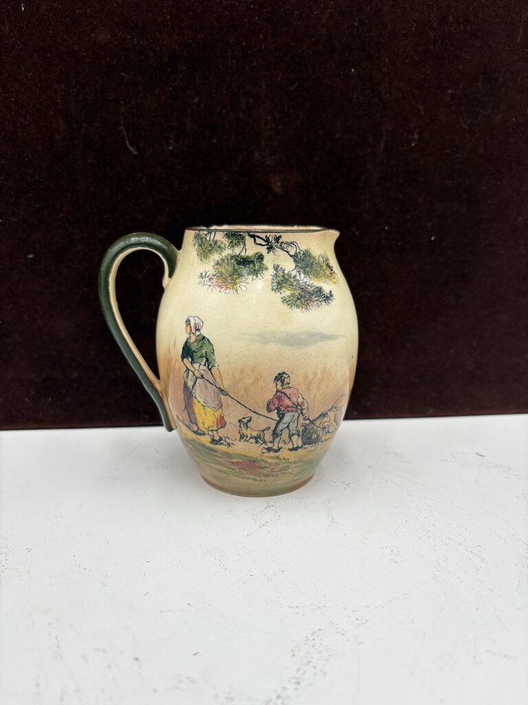 Royal Doulton Old English Scenes The Gleaners Creamer Pitcher