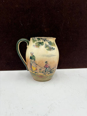 Royal Doulton Old English Scenes The Gleaners Creamer Pitcher