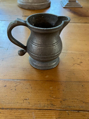 Antique Pewter Creamer