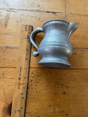 Antique Pewter Creamer