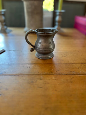 Antique Pewter Creamer