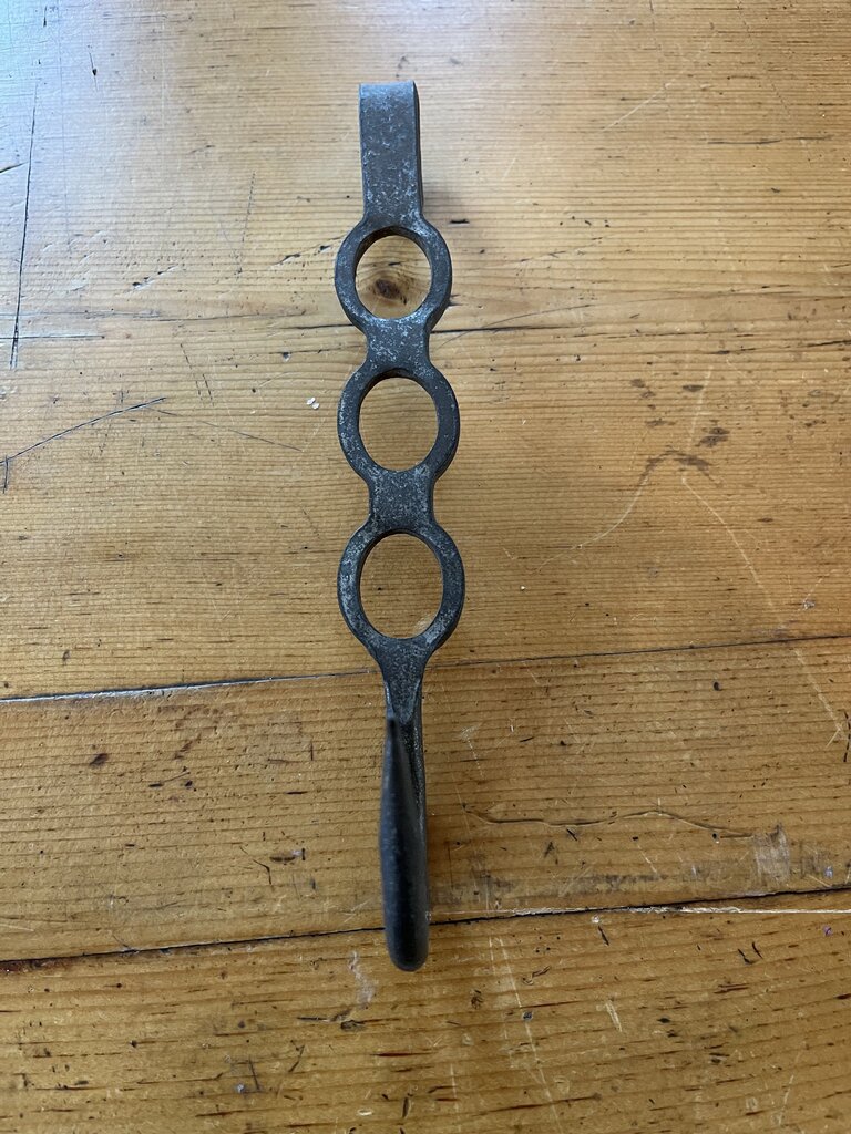 Antique French Forged Iron Butchers J Hook