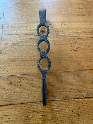 Antique French Forged Iron Butchers J Hook