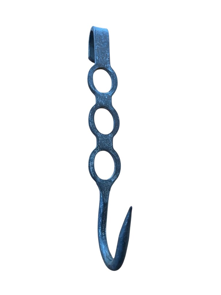 Antique French Forged Iron Butchers J Hook