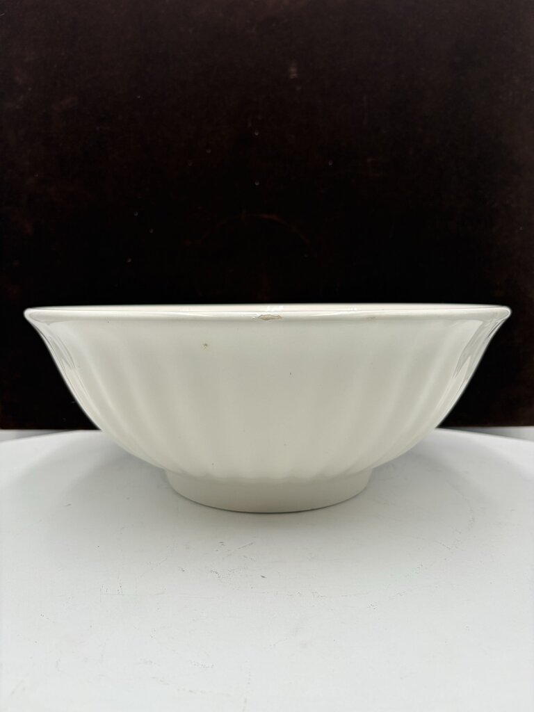 Primula Italy Herb Motif White Ceramic Past Bowl