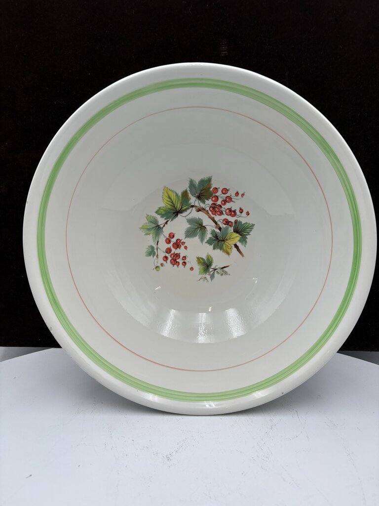 Primula Italy Herb Motif White Ceramic Past Bowl