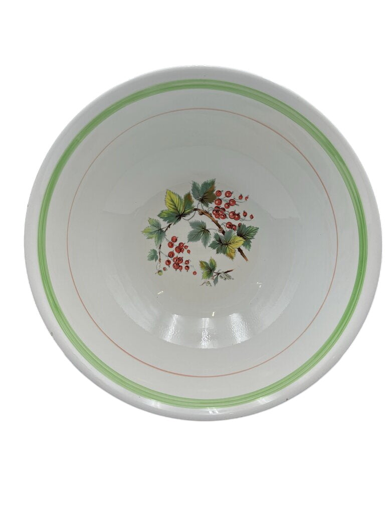 Primula Italy Herb Motif White Ceramic Past Bowl by Miss Daisy's Consignment & Auction House