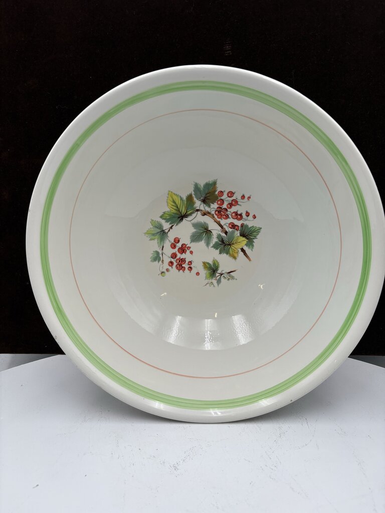 Primula Italy Herb Motif White Ceramic Past Bowl