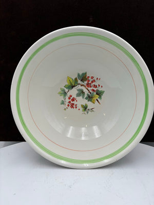 Primula Italy Herb Motif White Ceramic Past Bowl