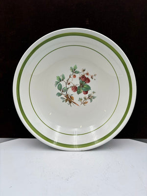 Primula Italy Herb Motif White Ceramic Salad Bowl