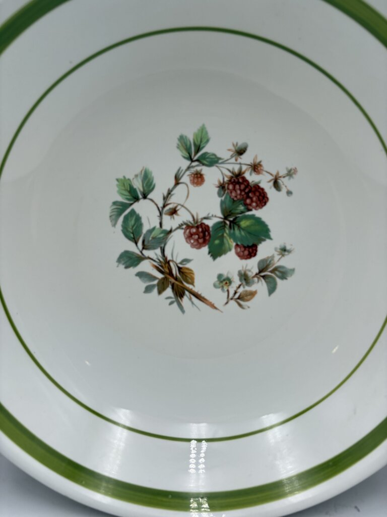 Primula Italy Herb Motif White Ceramic Salad Bowl