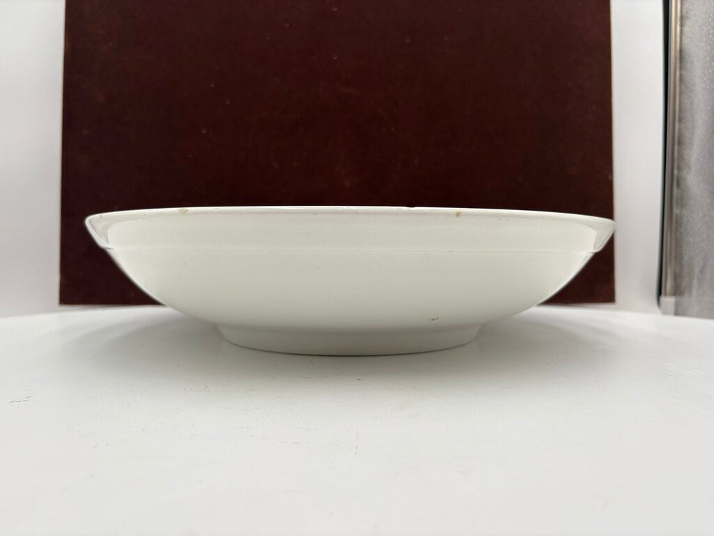 Primula Italy Herb Motif White Ceramic Salad Bowl